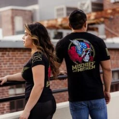 Mischief And Mayhem T-Shirt - Black -Grunt Style Sales BlankPoster 2000x2000 GS5777GS5778MischiefandMayhemPAIR