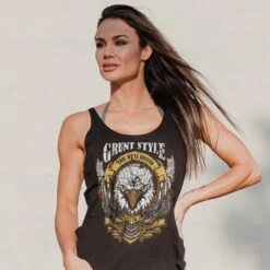 Women's Easy Rider Flowy Tank - Black