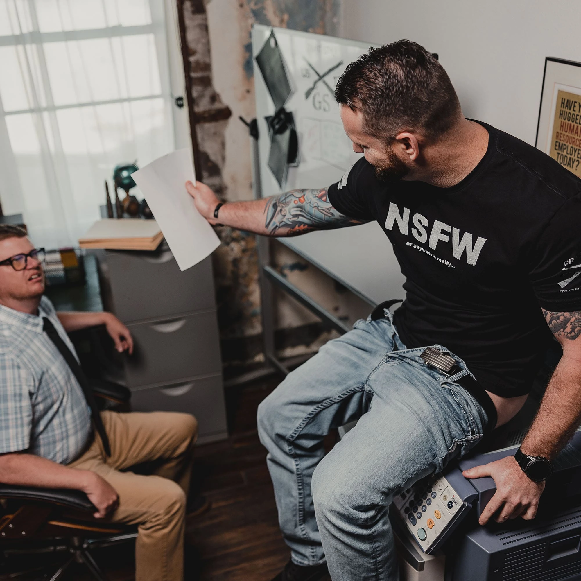 Not Safe For Work T-Shirt - Black 9 Not Safe For Work T-Shirt - Black - Image 7