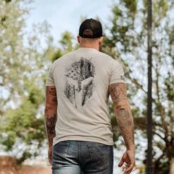 American Spartan Pocket T-Shirt - Sand -Grunt Style Sales BlankPoster 2000x2000 copy2 GS5413 AmericanSpartanPocketTee Sand