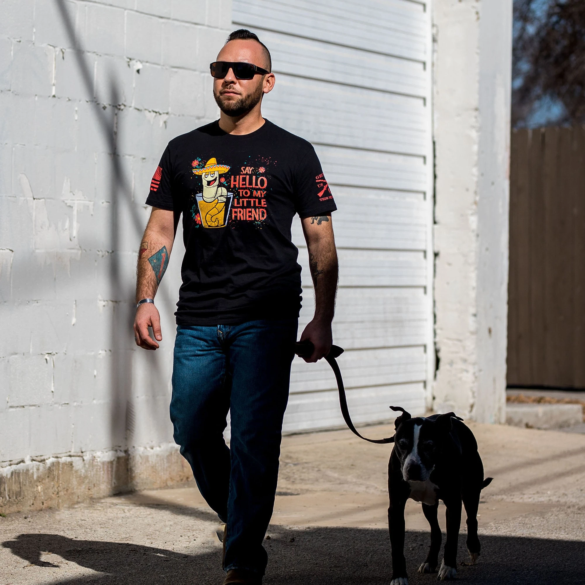 Little Friend T-Shirt - Black 6 Little Friend T-Shirt - Black - Image 4