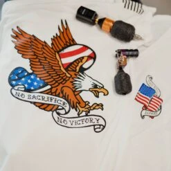 Women's No Sacrifice No Victory V-Neck - White -Grunt Style Sales BlankPoster 2000x2000 copy3GS5789Women sNoSacrificeNoVictoryV Neck White