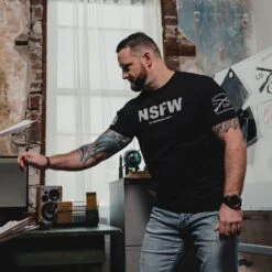 Not Safe For Work T-Shirt - Black 12 Not Safe For Work T-Shirt - Black -Grunt Style Sales BlankPoster 2000x2000 copy5GS5070 NotSafeForWork min