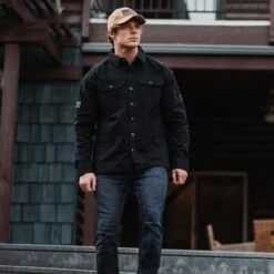 Men's Lightweight Field Shacket - Black 9 Men's Lightweight Field Shacket - Black -Grunt Style Sales BlankPoster 2000x2000 copy7GS5677LightweightFieldShacket Black