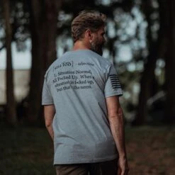 SNAFU T-Shirt - Heather Gray -Grunt Style Sales BlankPoster 2000x2000 copy7 GS5356 SNAFU HeatherGray