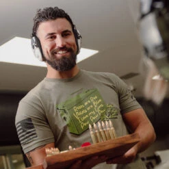 Love Guns Poem T-Shirt - Military Green 11 Love Guns Poem T-Shirt - Military Green -Grunt Style Sales BlankPoster 2000x2000 copyGS5374 LoveGunsPoem