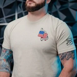 No Sacrifice No Victory T-Shirt - Sand -Grunt Style Sales BlankPoster 2000x2000 copyGS5788NoSacrificeNoVictory Sand