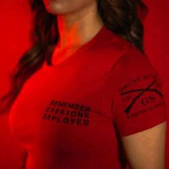 Women's R.E.D. All Forces T-Shirt - Red -Grunt Style Sales BlankPoster 2000x2000 copy GS5111 GS5116 R.E.D.AllForces WomensRed YouthHoodieBlack min