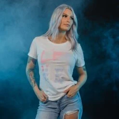 Women's Love Of Country Ombre T-Shirt - White -Grunt Style Sales BlankPoster 2000x2000 copy GS5426LoveofCountryOmbre White