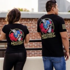Mischief And Mayhem T-Shirt - Black -Grunt Style Sales BlankPoster 2000x2000 copy GS5777GS5778MischiefandMayhemPAIR