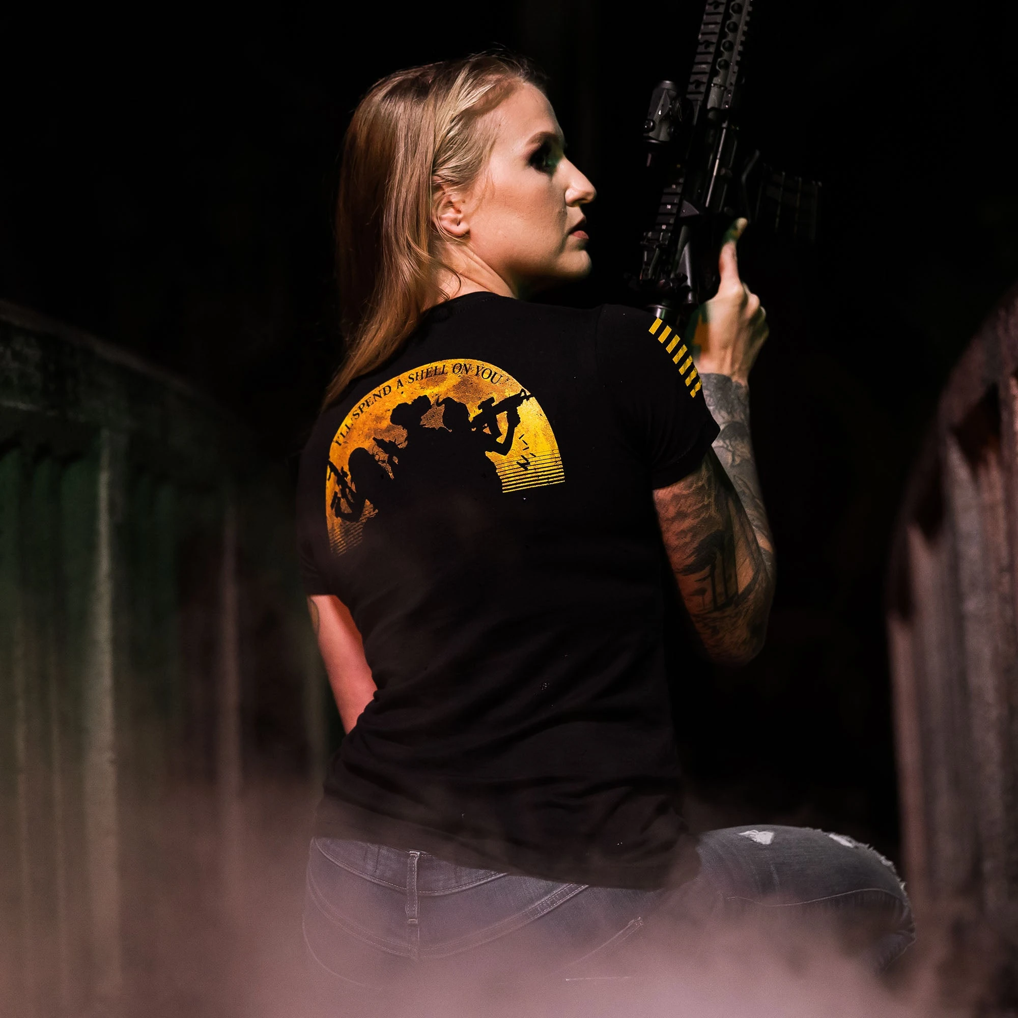 Women's Hold And Focus V-Neck - Black 3 Women's Hold And Focus V-Neck - Black