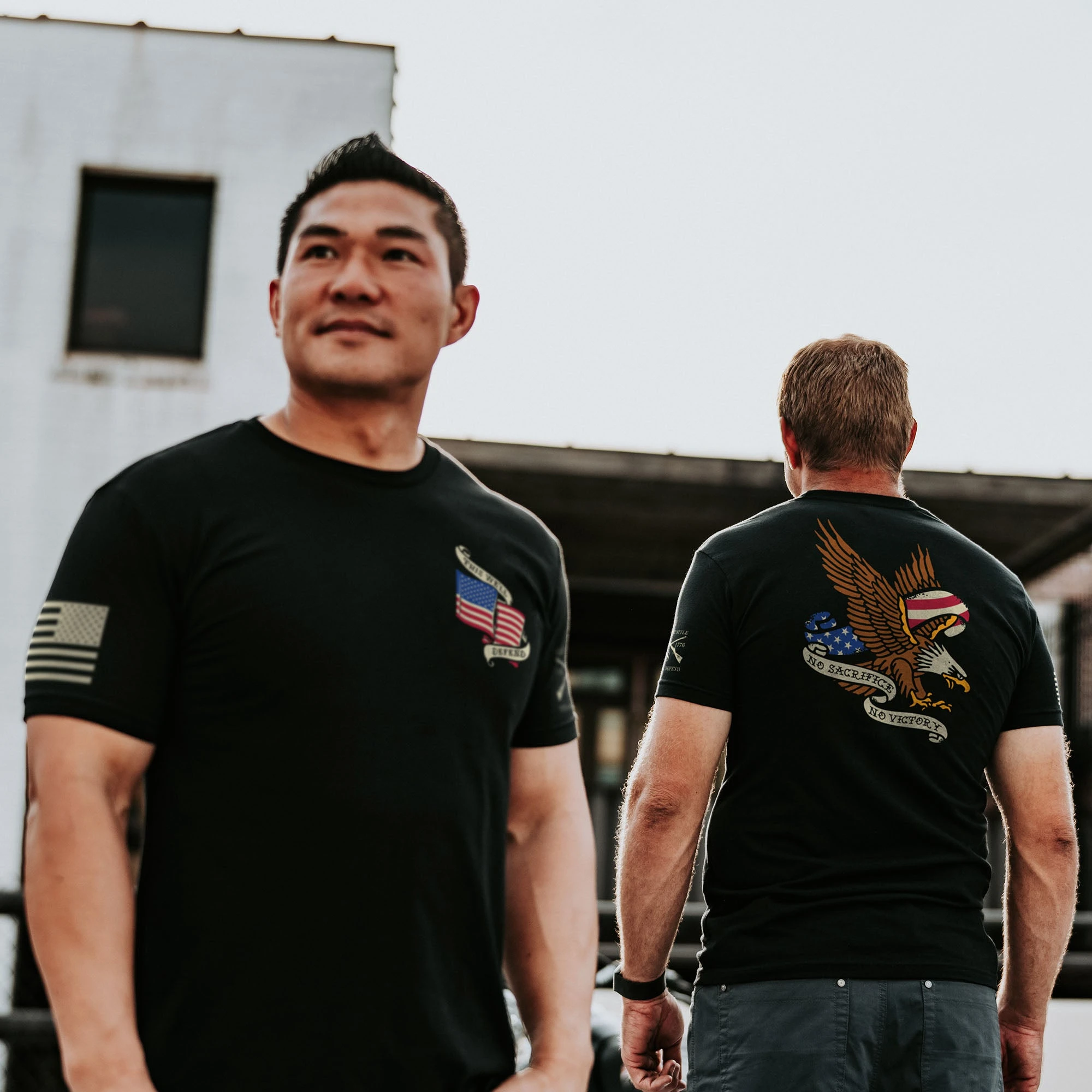 No Sacrifice No Victory T-Shirt - Black 4 No Sacrifice No Victory T-Shirt - Black - Image 2