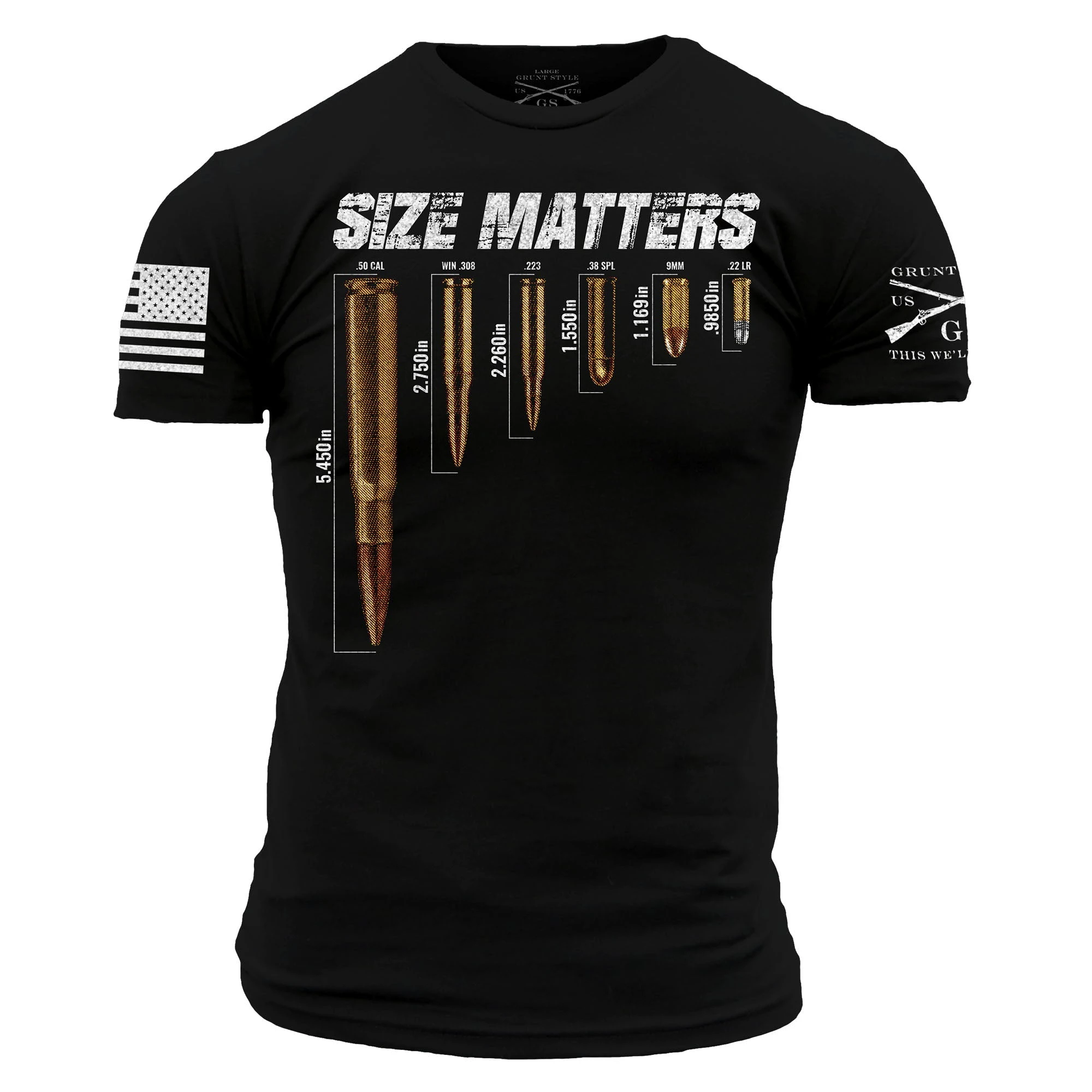 Size Matters T-Shirt - Black 3 Size Matters T-Shirt - Black