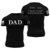 Dad Defined T-Shirt - Black 2 Dad Defined T-Shirt - Black -Grunt Style Sales GS2789 Dad Define WEB READY Both min