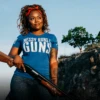 Women's Messy Buns And Guns T-Shirt - Royal 2 Women's Messy Buns And Guns T-Shirt - Royal -Grunt Style Sales GS2855 Messy Buns and GunsBlank Poster 2000X2000 4159cce9 a406 4f56 970e 354fe85084dc