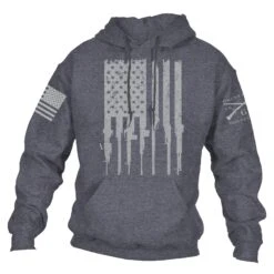 Rifle Flag 2.0 Hoodie- Dark Heather
