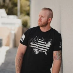 American Acid T-Shirt - Black -Grunt Style Sales GS2969 AmericanAcid 051223 001