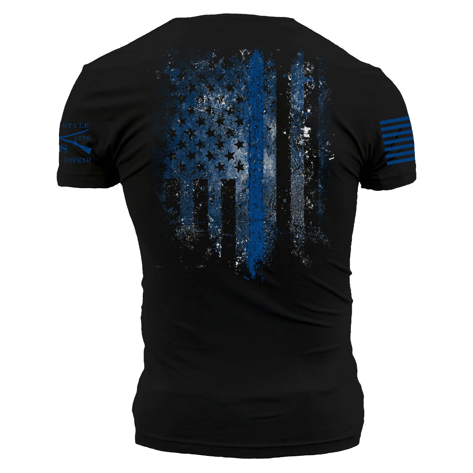Blue Shield T-Shirt - Black 3 Blue Shield T-Shirt - Black