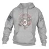 I Don't F*cking Care Hoodie - Athletic Heather -Grunt Style Sales GS3850 Dont Fing Care Hoodie webready