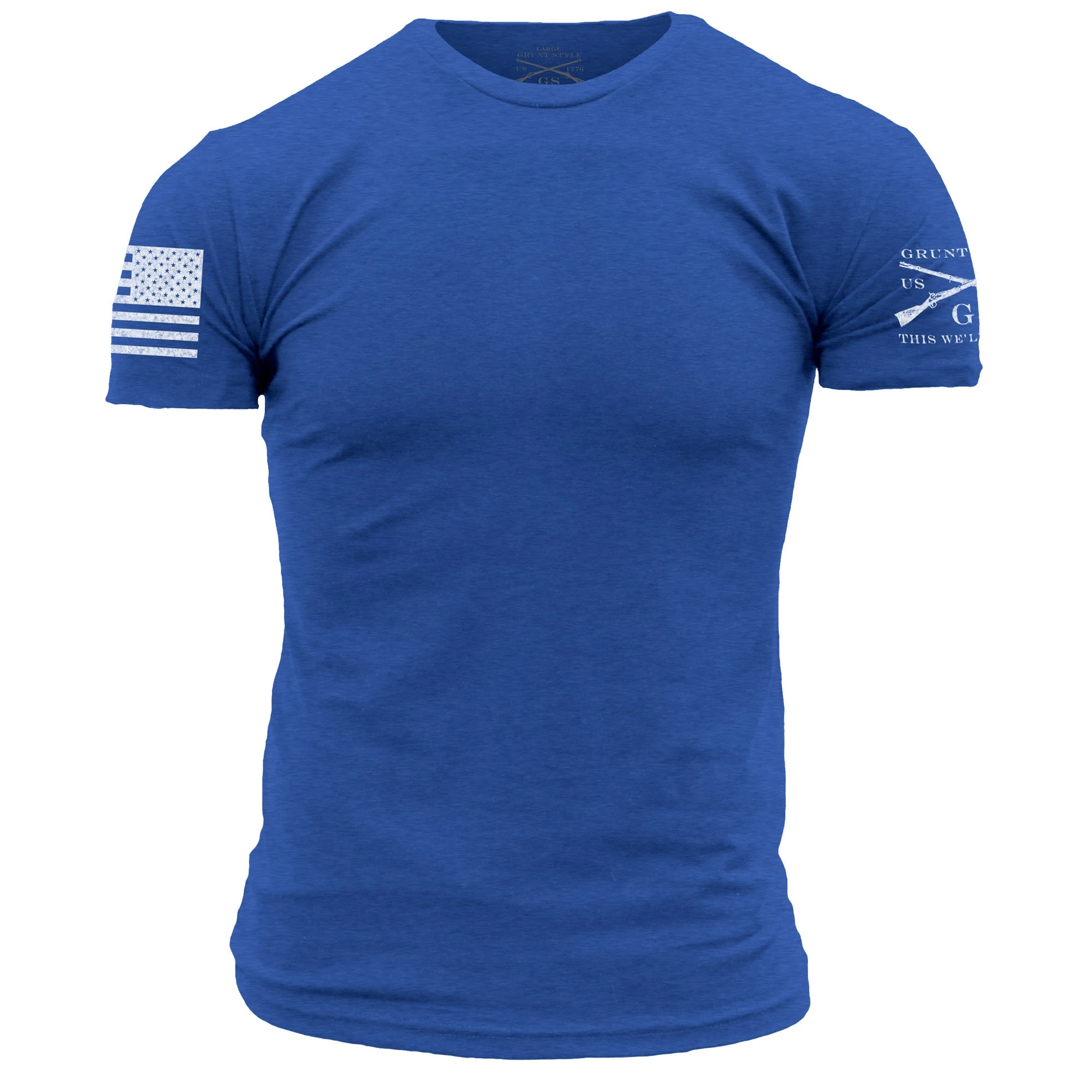 Basic Crew T-Shirt - Royal 3 Basic Crew T-Shirt - Royal