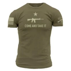 Men's Come And Take It 2A Edition T-Shirt - Military Green