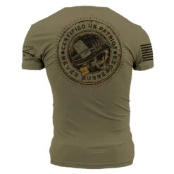 Patriot Seal T-Shirt - Military Green -Grunt Style Sales GS3905 STANDARD WEB READY 2021 back