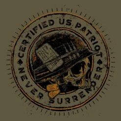 Patriot Seal T-Shirt - Military Green -Grunt Style Sales GS3905 STANDARD WEB READY 2021 backart