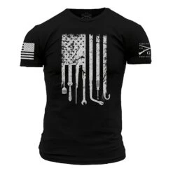Front Page 45 Dad Flag T-Shirt - Black