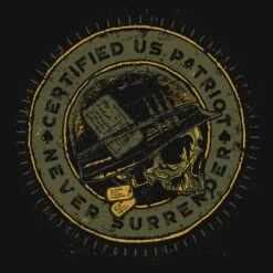 Patriot Seal T-Shirt - Black 14 Patriot Seal T-Shirt - Black -Grunt Style Sales GS4263 STANDARD WEB READY 2021 backart