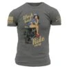 Work Hard, Ride Easy T-Shirt - Dark Grey 1 Work Hard, Ride Easy T-Shirt - Dark Grey -Grunt Style Sales GS4335 WorkRidePinup STANDARD WEB READY 2021