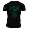 Circuit Skull T-Shirt - Black -Grunt Style Sales GS4512 CircuitSkull STANDARD WEB READY