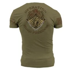 O.I.F. Veteran T-Shirt - Military Green 11 O.I.F. Veteran T-Shirt - Military Green -Grunt Style Sales GS4583 O.I.F.Veteran STANDARD WEB READYback