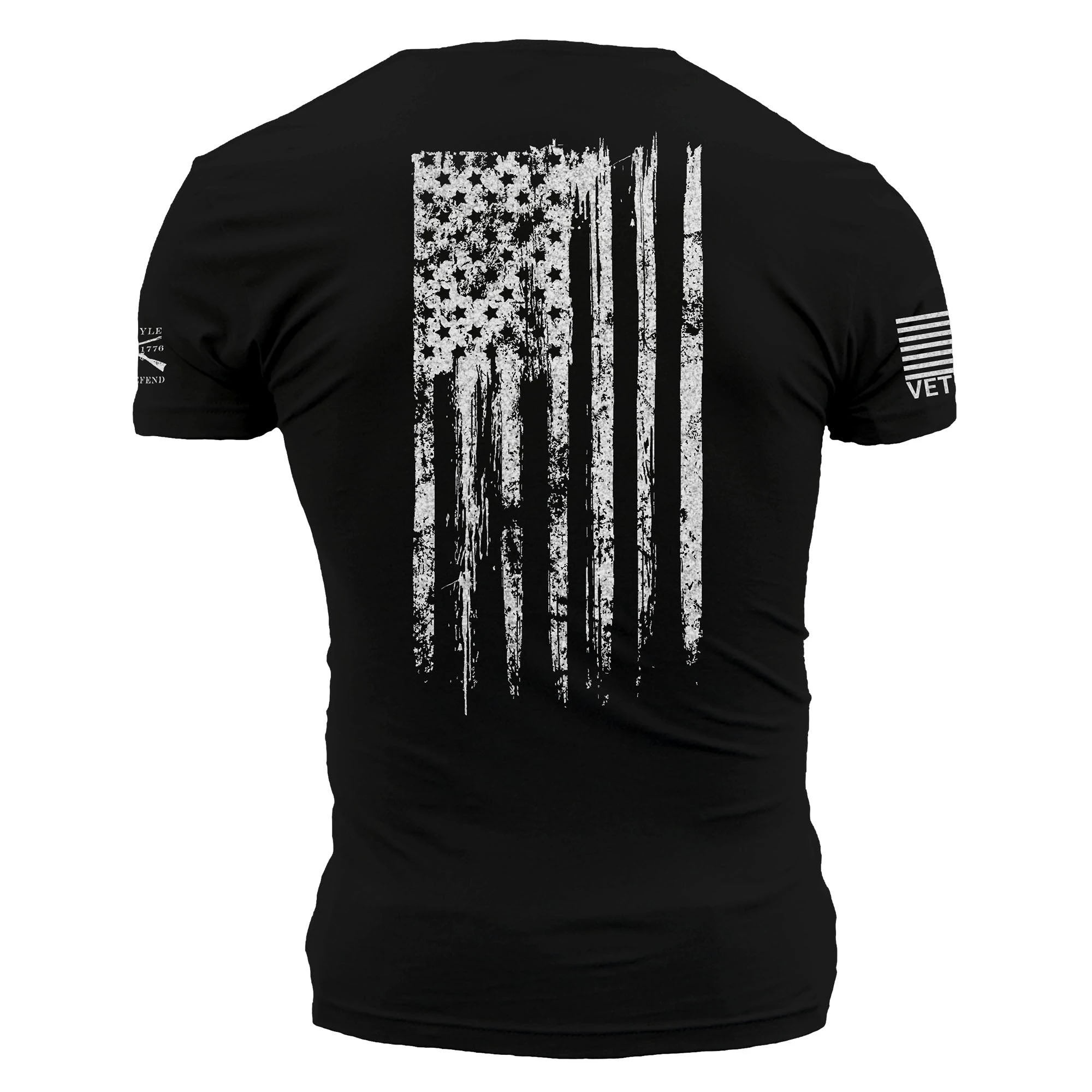 Veteran Flag T-Shirt - Black 9 Veteran Flag T-Shirt - Black - Image 7