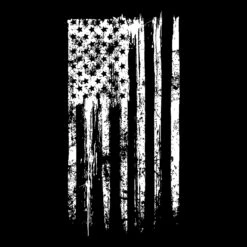 Veteran Flag T-Shirt - Black 13 Veteran Flag T-Shirt - Black -Grunt Style Sales GS4755 STANDARD WEB READY backArt