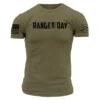 Range Day T-Shirt - Military Green 2 Range Day T-Shirt - Military Green -Grunt Style Sales GS4795 RangeDay MilitaryGreen STANDARD WEB READY front