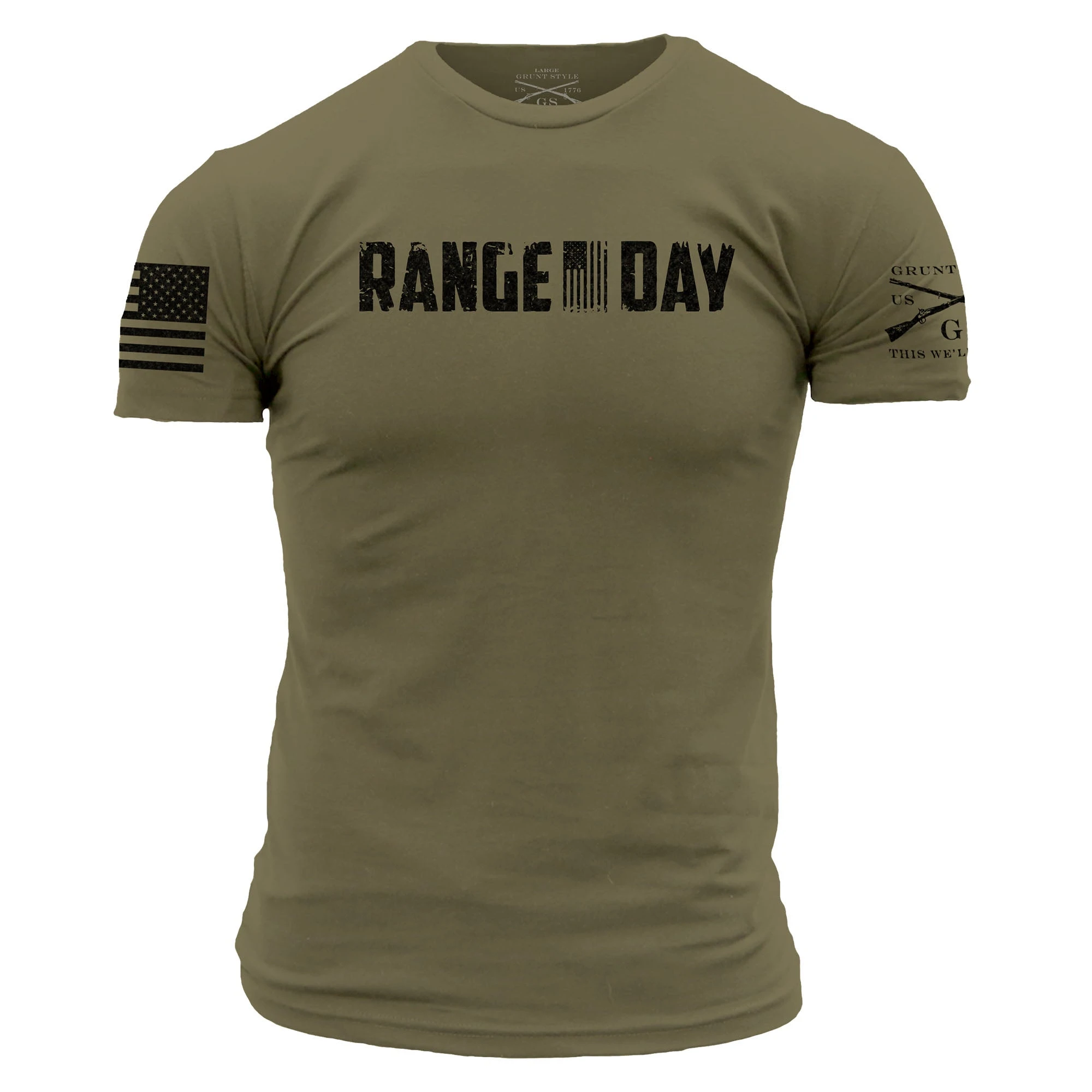 Range Day T-Shirt - Military Green 3 Range Day T-Shirt - Military Green