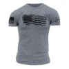 Bar Flag T-Shirt - Dark Heather Gray -Grunt Style Sales GS4796 BarFlag DarkHeatherGray WEB READYFRONT