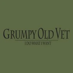 Grumpy Old Vet Hoodie - Military Green -Grunt Style Sales GS4803 Grumpy Old Vet Hoodie STANDARD WEB READY 2021FRONTART