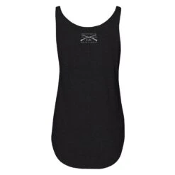 Women's Love Of Country Flowy Tank - Black -Grunt Style Sales GS4850 Love of Country Women s Black Flowy Tank back WEB READY