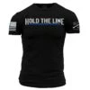 Hold The Line T-Shirt - Black 2 Hold The Line T-Shirt - Black -Grunt Style Sales GS4875 Hold The Line STANDARD WEB READY 2021FRONT min