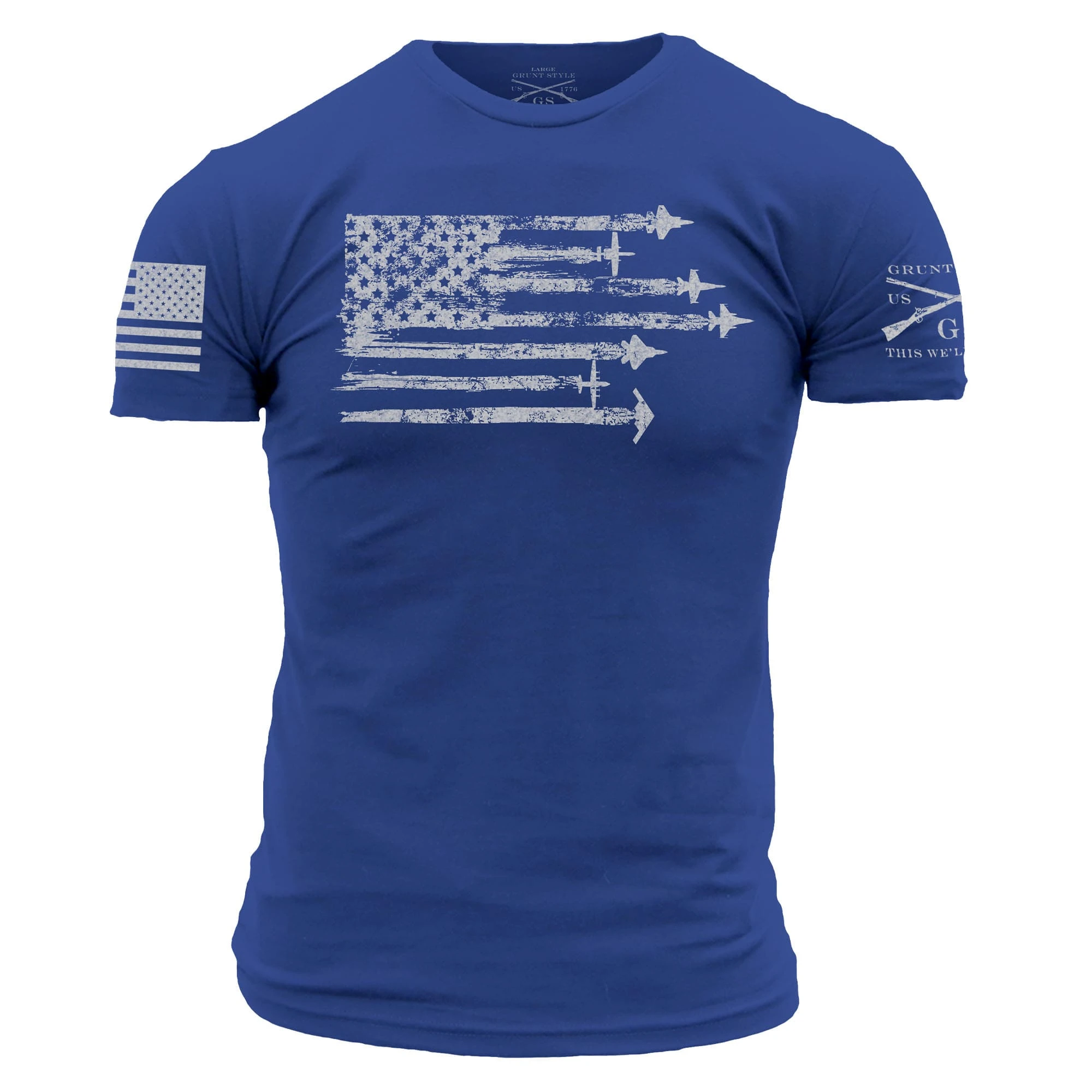 By Air Flag T-Shirt - Blue 3 By Air Flag T-Shirt - Blue