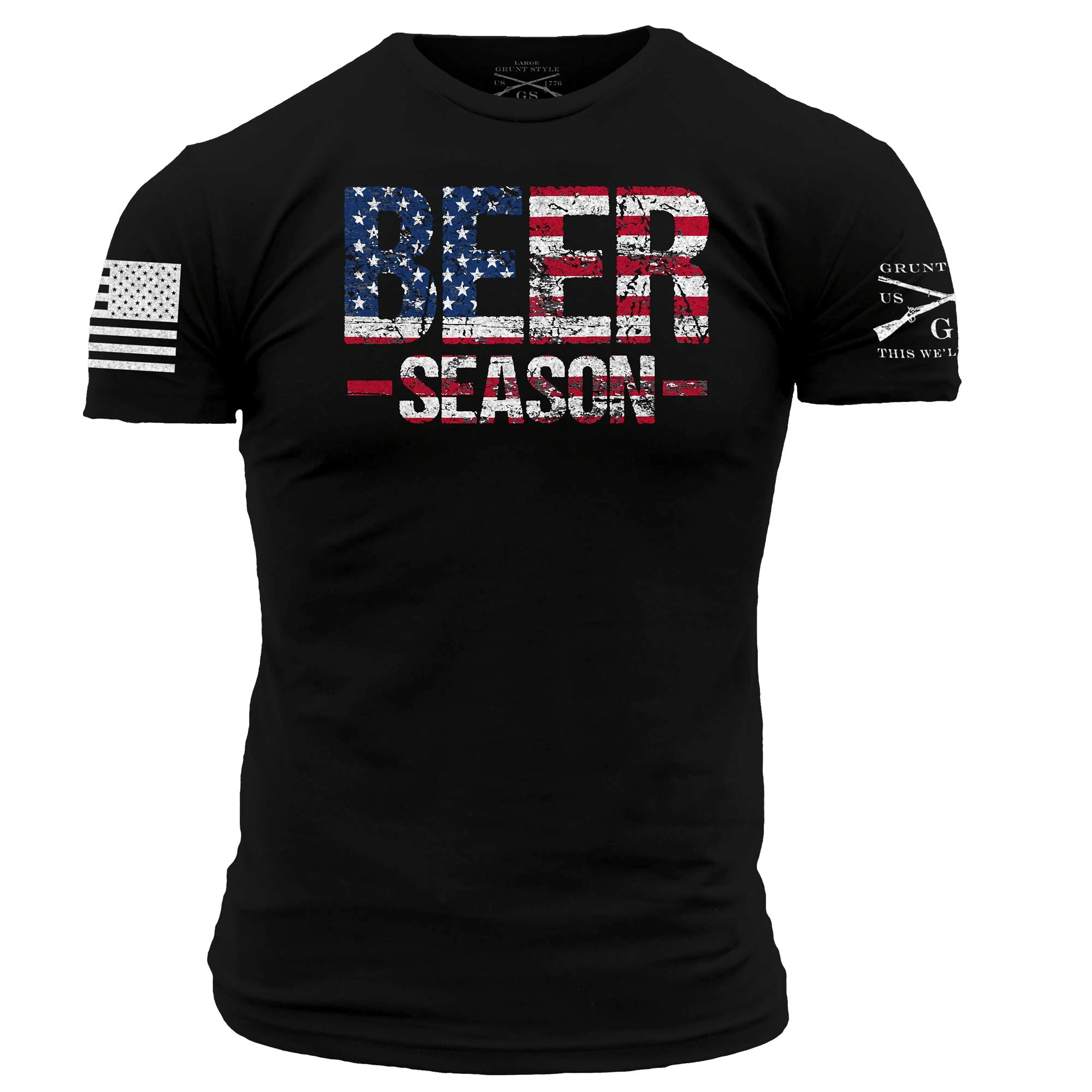 Beer Season T-Shirt - Black 3 Beer Season T-Shirt - Black