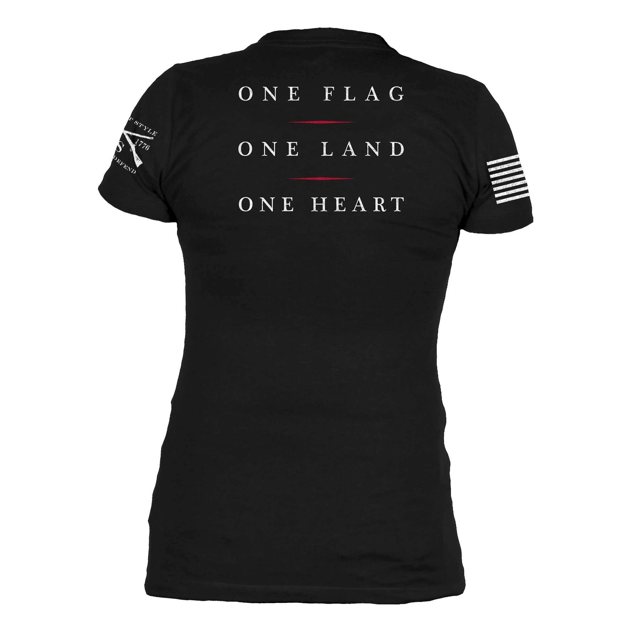 Women's Freedom Rose V-Neck - Black 10 Women's Freedom Rose V-Neck - Black - Image 8