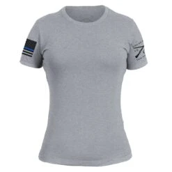 Front Page 15 Front Page -Grunt Style Sales GS4917 Women sBlueLineFlag DarkHeatherGray STANDARD WEB READY front min
