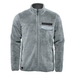 Men's Sherpa Full-Zip - Gray -Grunt Style Sales GS4945 GruntStyleSherpaFull Zip Gray