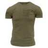 Always Forward Flag T-Shirt - Military Green -Grunt Style Sales GS4972 AlwaysForward WEB READY min