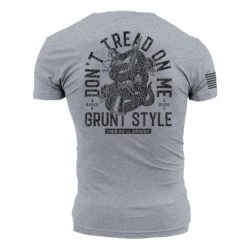 Don't Tread On Me 2A T-Shirt - Dark Heather Gray 19 Don't Tread On Me 2A T-Shirt - Dark Heather Gray -Grunt Style Sales GS4996 Don tTreadOn STANDARD WEB READY 2021bk min