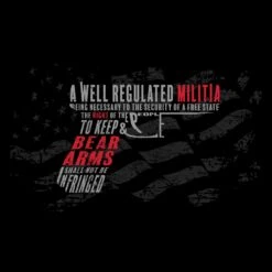 Women's Second Amendment Pistol V-Neck - Black -Grunt Style Sales GS5014 Women sSecondAmendmentPistol artwork WEB READY min
