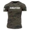 Men's Range Day T-Shirt - Woodland Camo 2 Men's Range Day T-Shirt - Woodland Camo -Grunt Style Sales GS5018 WoodlandCamoRangeDay STANDARD WEB READY front