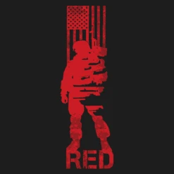 R.E.D. All Forces T-Shirt - Black -Grunt Style Sales GS5109 R.E.D.AllForces Black STANDARD WEB READY 2021bkartonly min